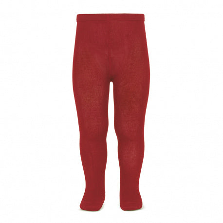 Plain stitch basic tights CHERRY - MintMouse (Unicorner Concept Store)