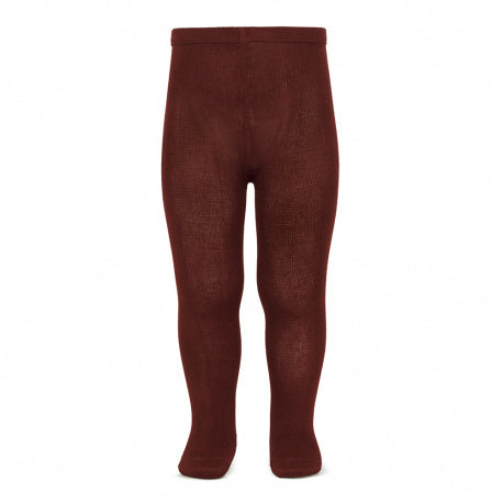 Plain stitch basic tights GARNET - MintMouse (Unicorner Concept Store)