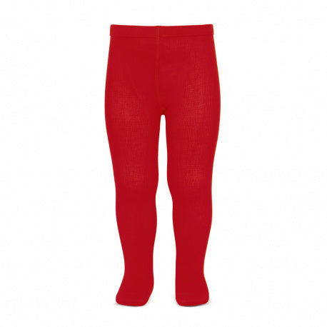 Plain stitch basic tights RED - MintMouse (Unicorner Concept Store)