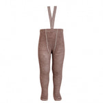 Tights with elastic suspenders Merino wool blend ribbed - Trunk - MintMouse (Unicorner Concept Store)