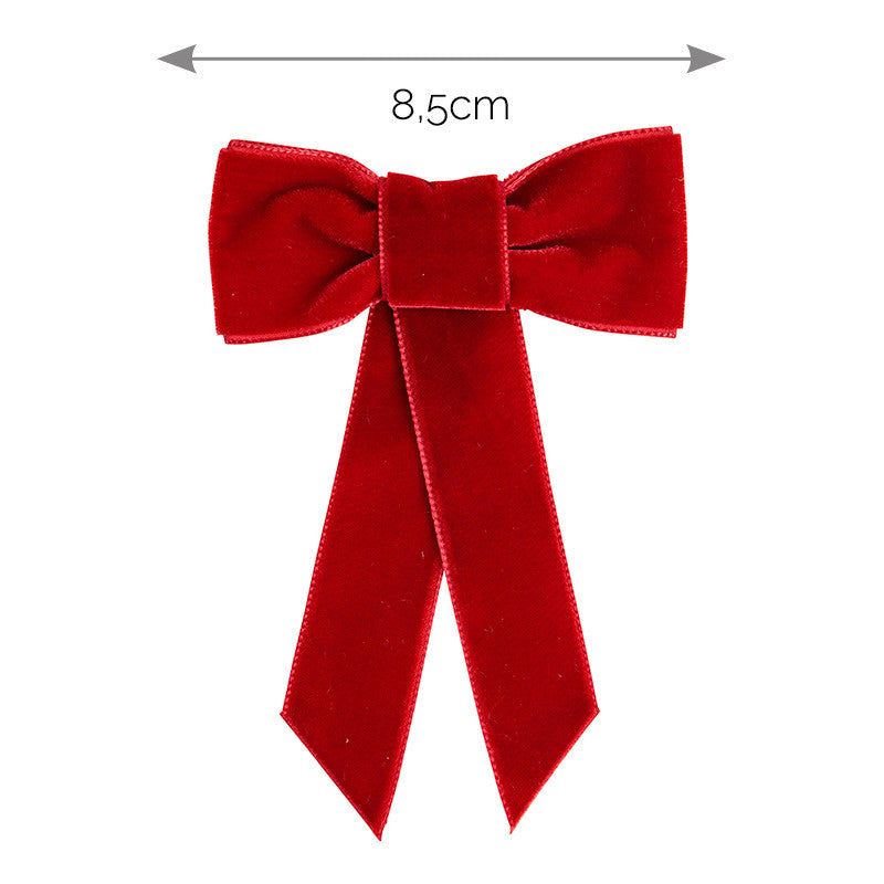 Coquette hair clip with velvet bow - 578 Red Velvet - MintMouse (Unicorner Concept Store)