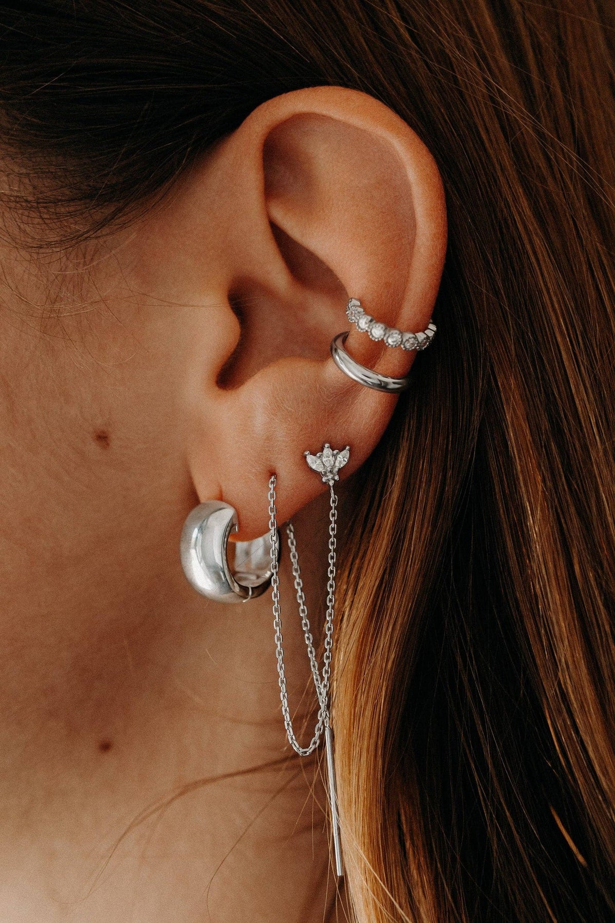 Ear ring/ Earcuff - Tia
