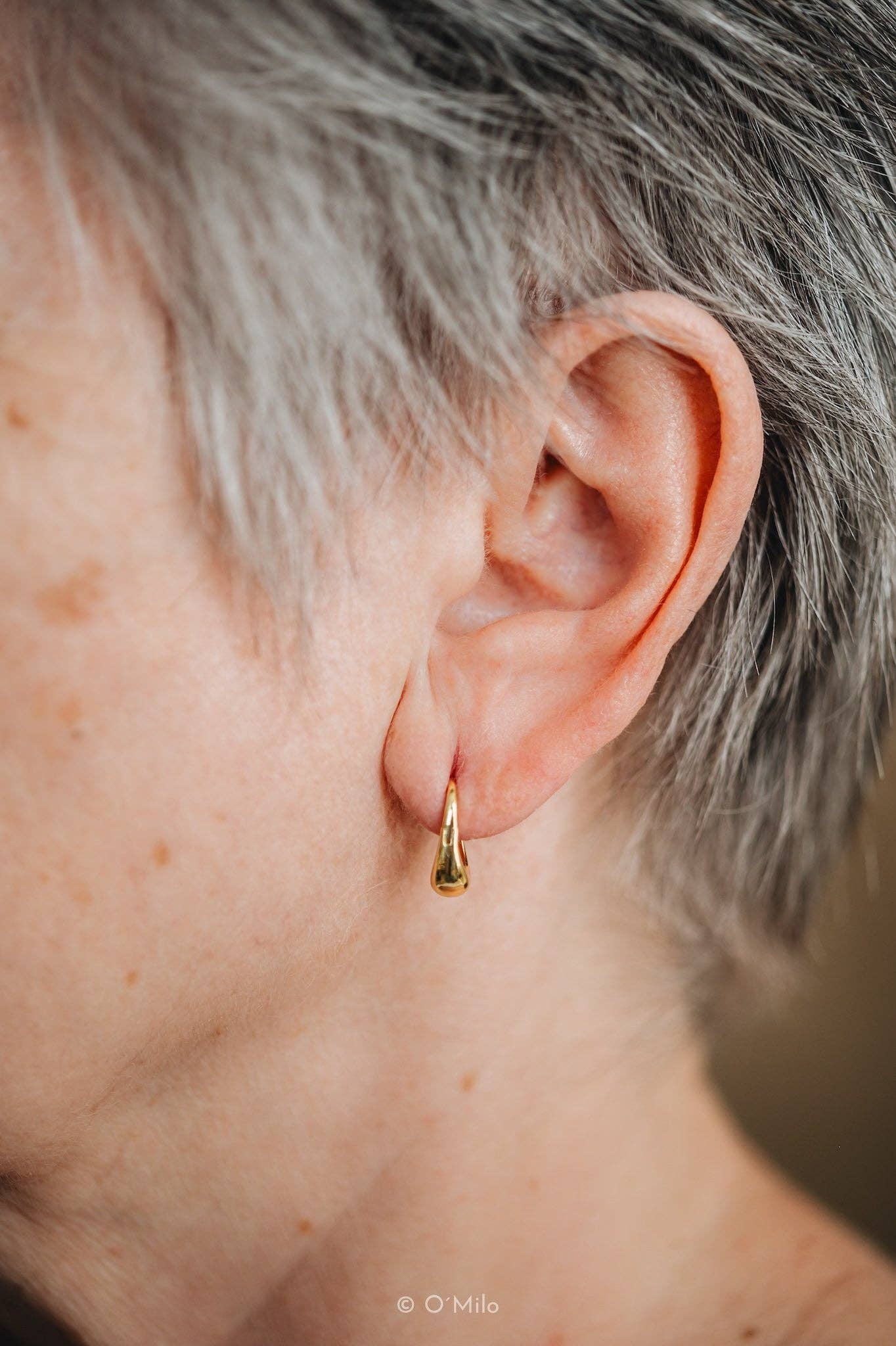 Chunky Raindrop Hoops. Delia: Small - MintMouse (Unicorner Concept Store)