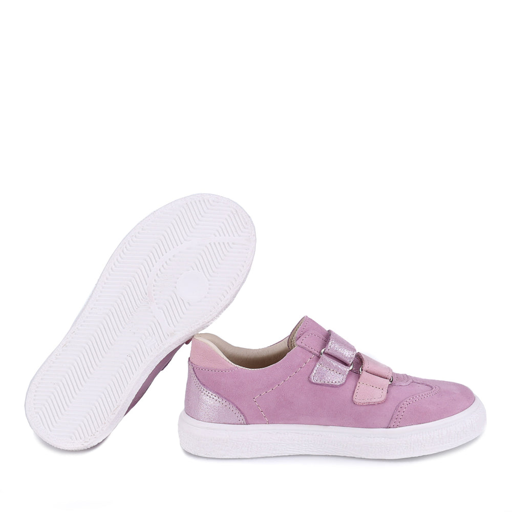 (2708D-36) Low Velcro sneakers Fushia
