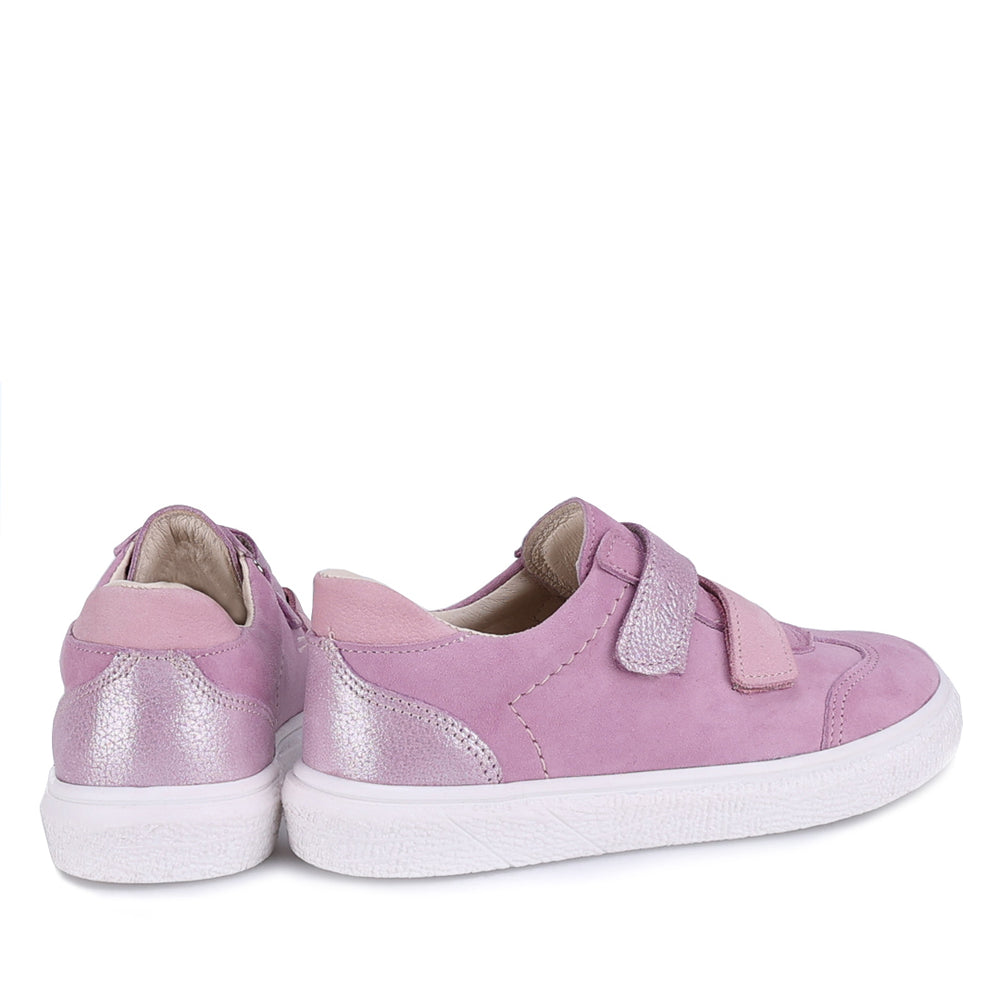 (2708D-36) Low Velcro sneakers Fushia
