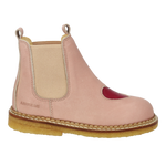 Chelsea Boot with Heart - Rosebud/Berry
