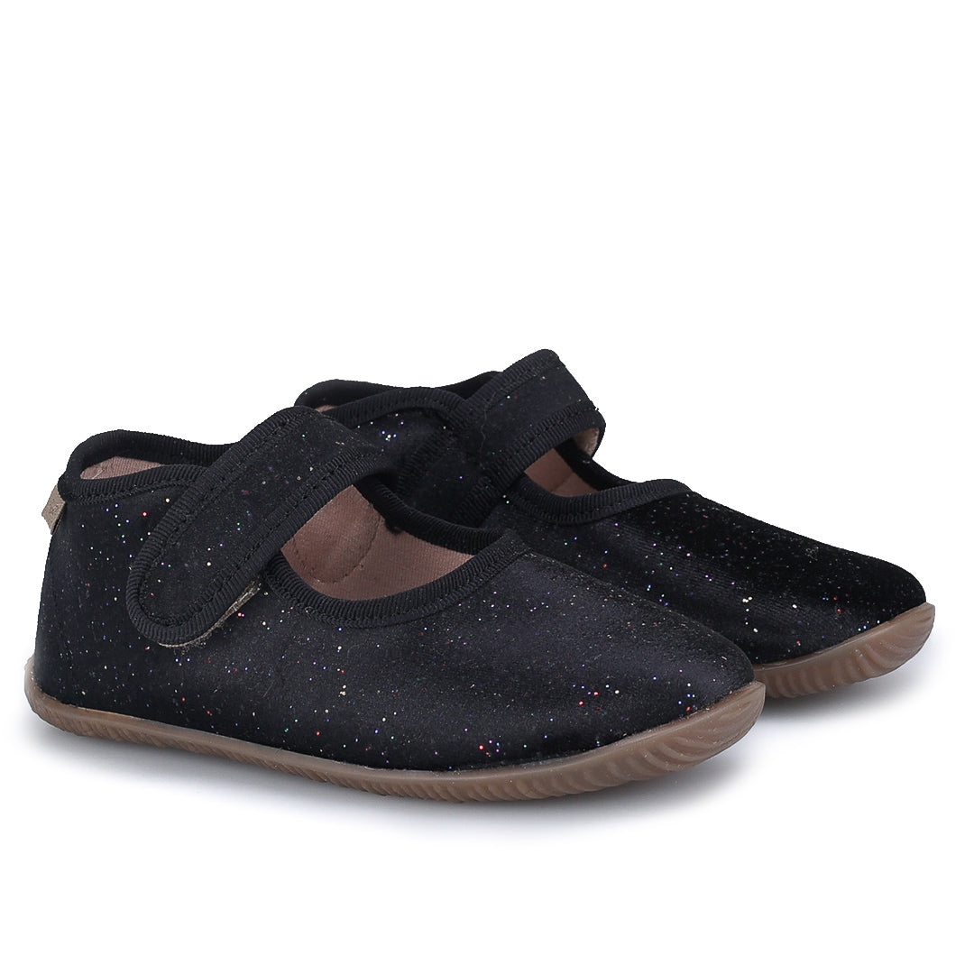 (EK4000D-2) Emel slippers - Black Velvet - MintMouse (Unicorner Concept Store)
