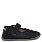(EK4000D-2) Emel slippers - Black Velvet