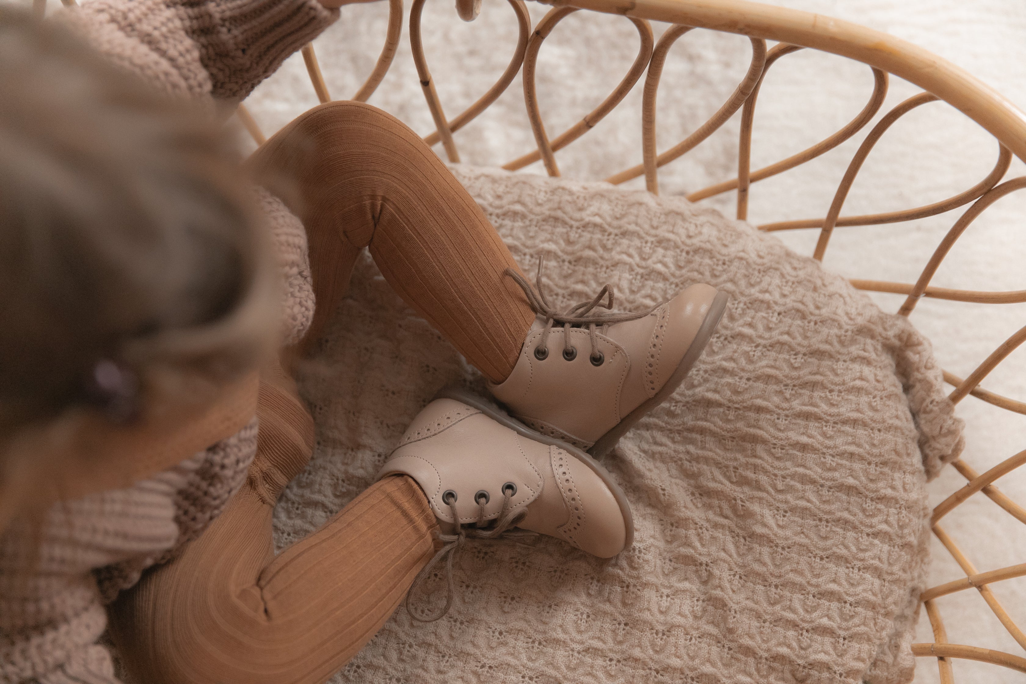 (1437-38) Emel Beige Lace Up Classics - MintMouse (Unicorner Concept Store)