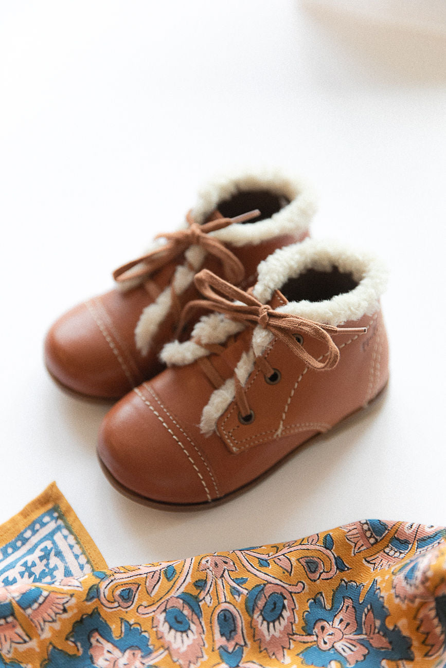 (EY2438A-2) Emel Winter shoes Brown - MintMouse (Unicorner Concept Store)