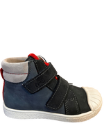 (2758A-3) Emel first velcro shoes -Blue