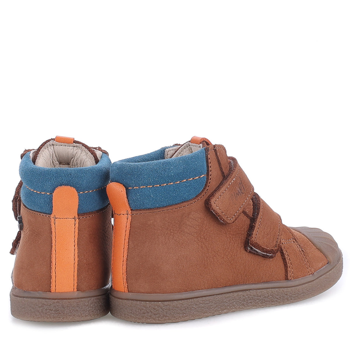 (2758A-4) Emel first velcro shoes - Brown - MintMouse (Unicorner Concept Store)