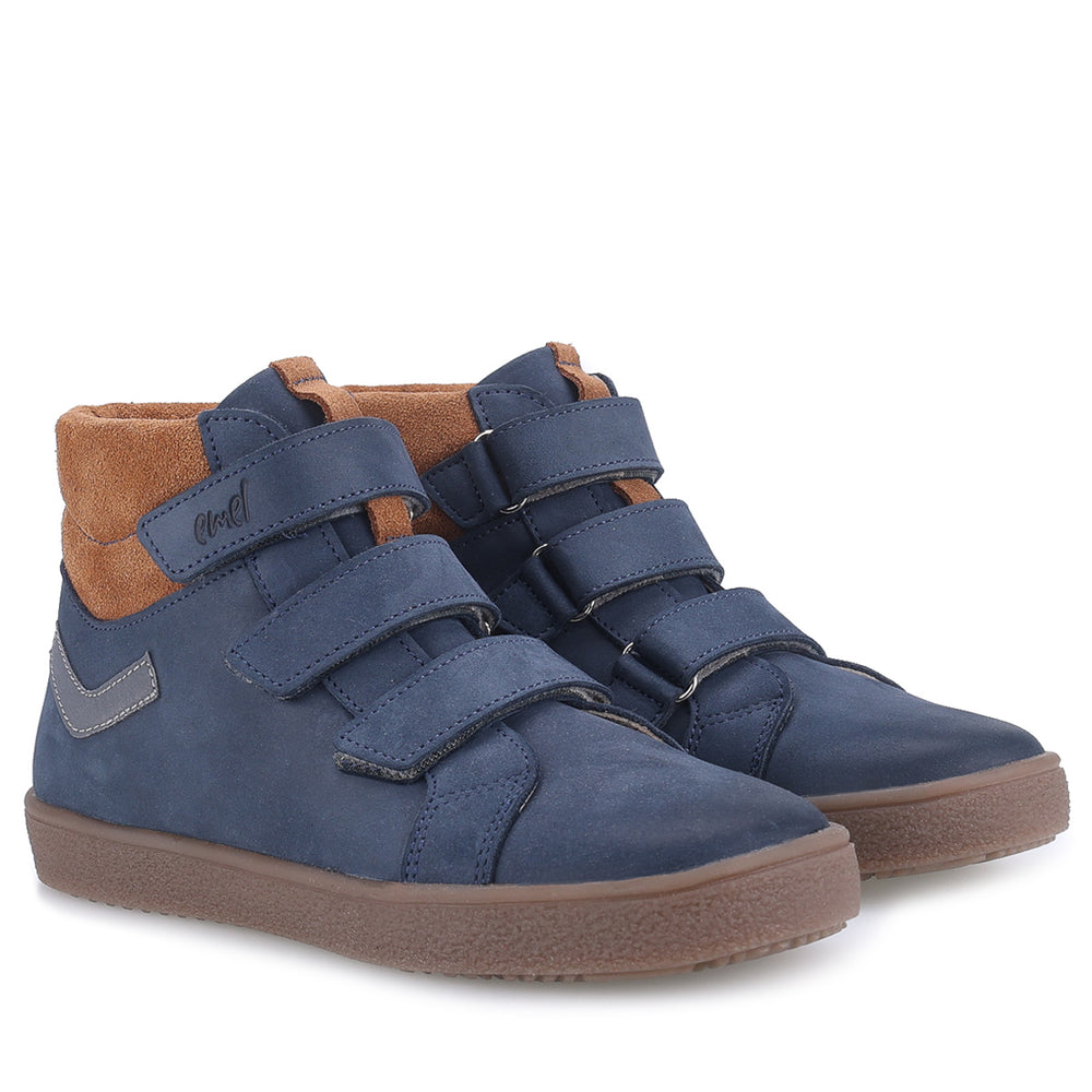 (2777A-1) Emel Blue velcro trainers - MintMouse (Unicorner Concept Store)