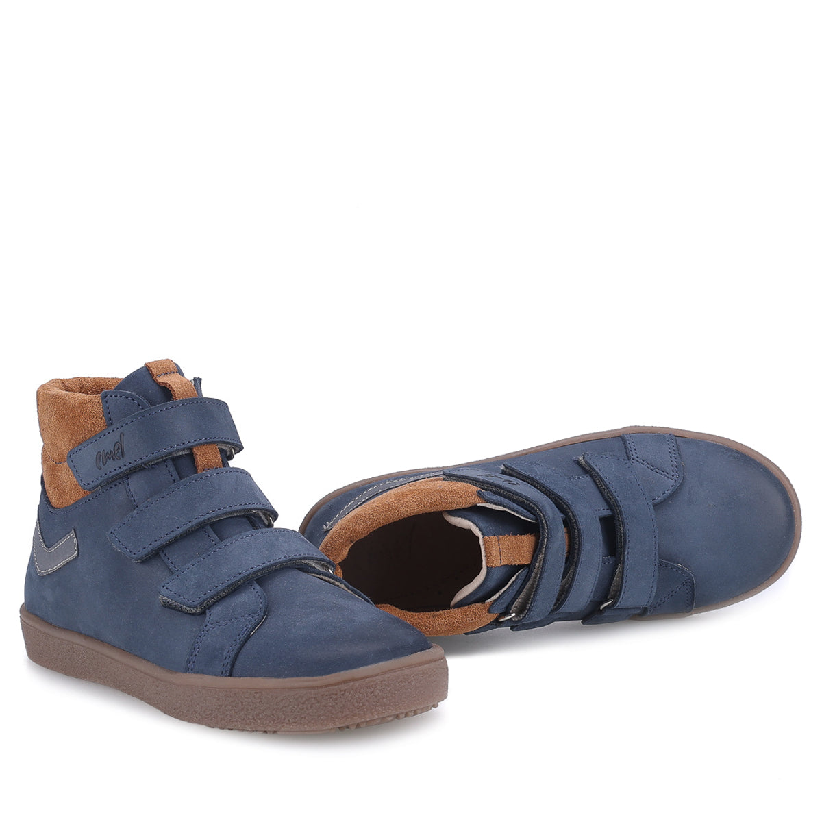 (2777A-1) Emel Blue velcro trainers - MintMouse (Unicorner Concept Store)