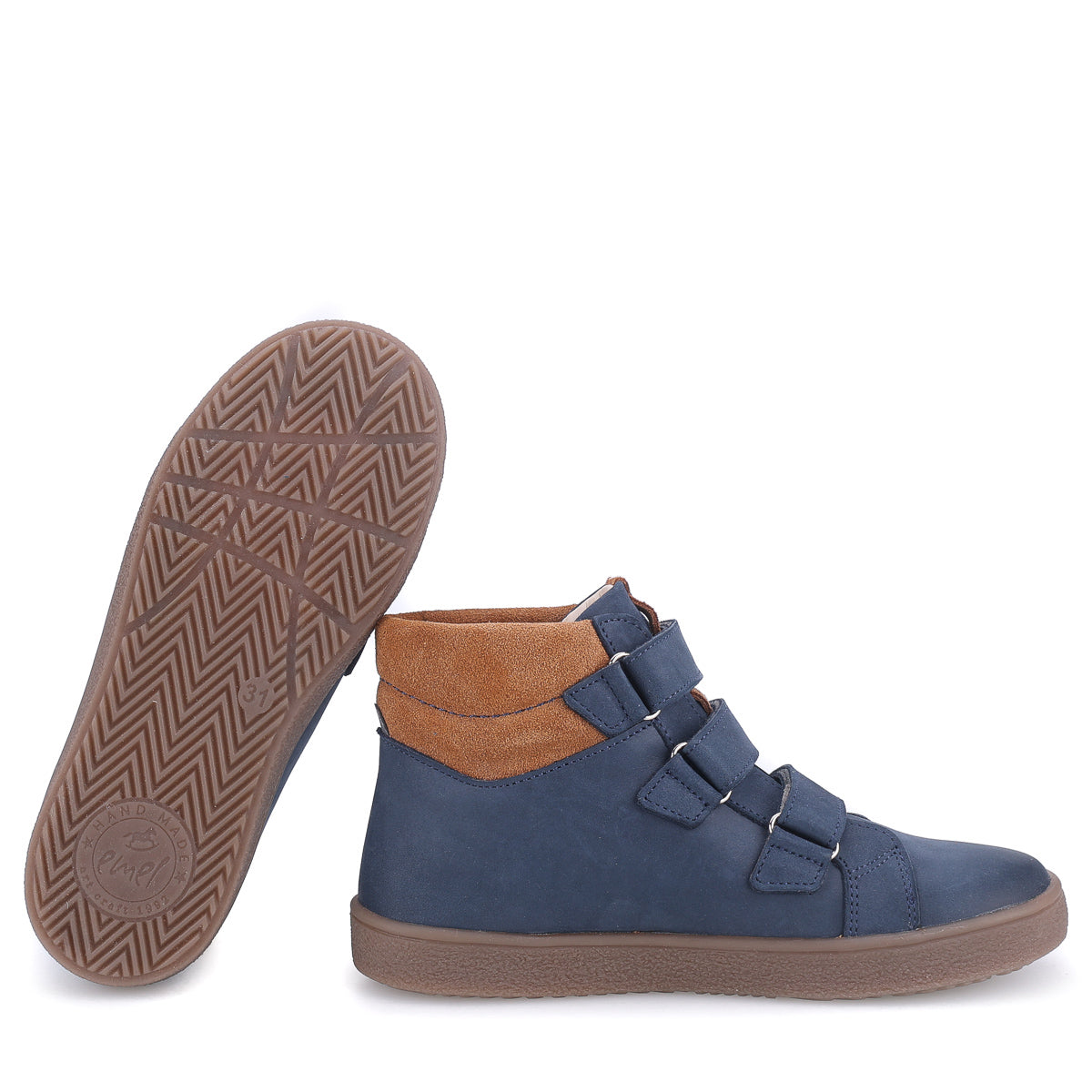 (2777A-1) Emel Blue velcro trainers - MintMouse (Unicorner Concept Store)