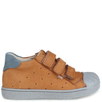 (2804-14 / 2805-14) Low Bumper Trainers Brown velcro