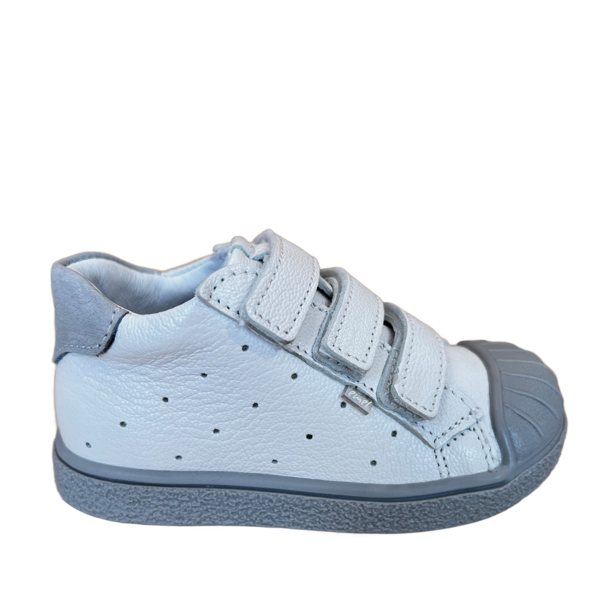 (2804-13) Low Bumper Trainers White velcro - MintMouse (Unicorner Concept Store)