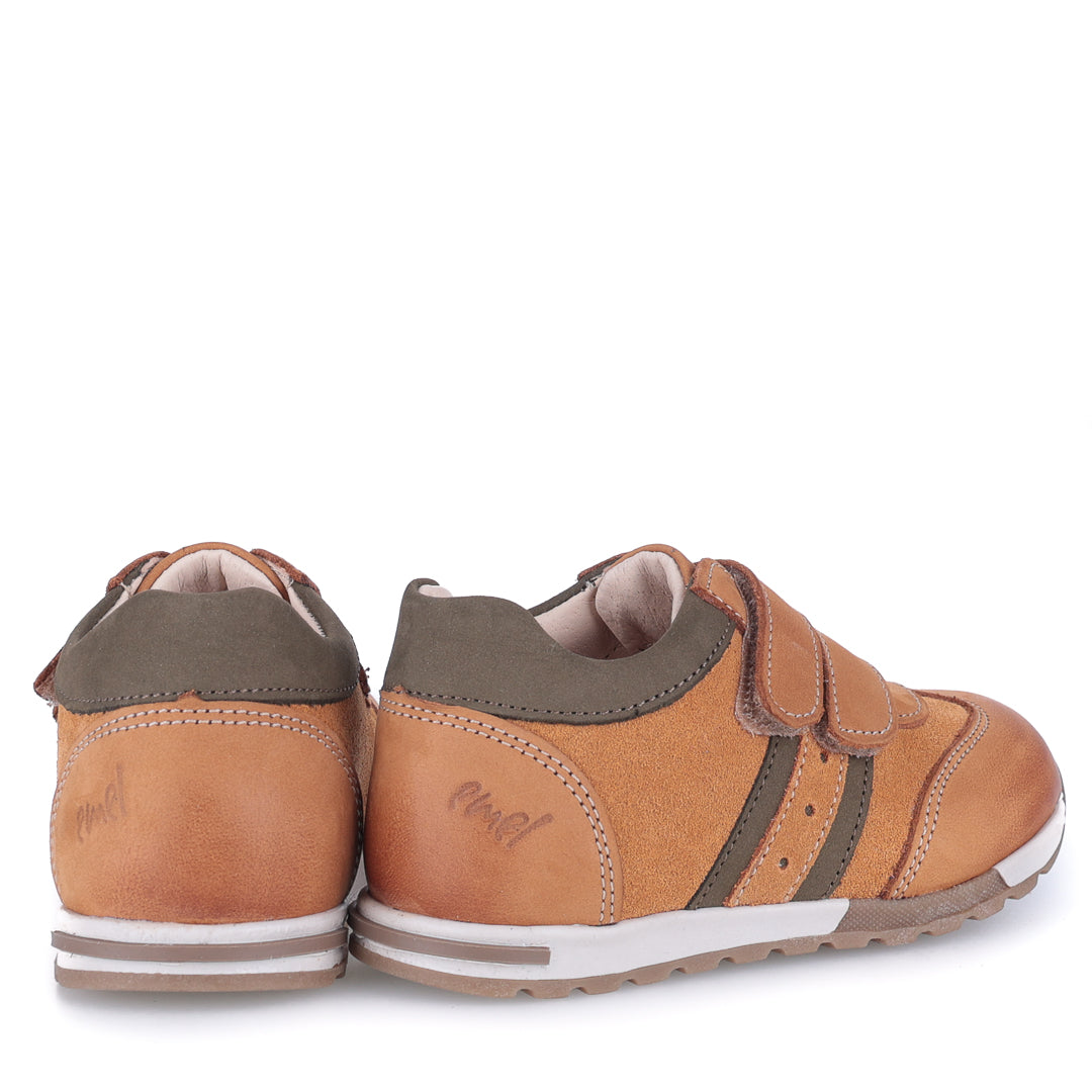 (2333-41) Brown Velcro Trainers - MintMouse (Unicorner Concept Store)