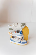 (2708D-28) Low Velcro sneakers Cream - khaki - MintMouse (Unicorner Concept Store)