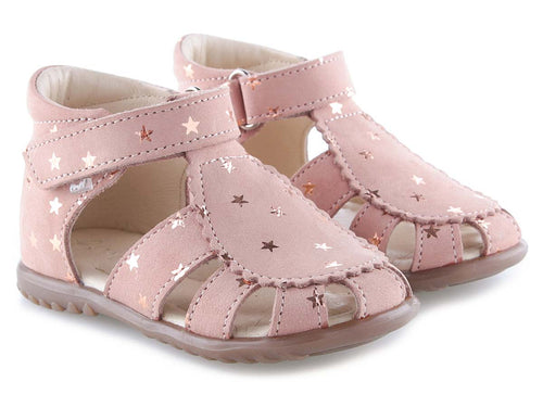 (1214A-10) Emel pink stars closed sandals - MintMouse (Unicorner Concept Store)