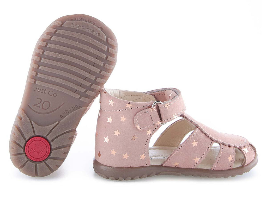 (1214A-10) Emel pink stars closed sandals - MintMouse (Unicorner Concept Store)