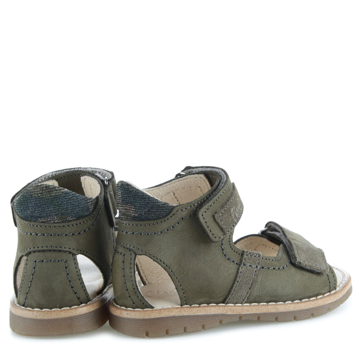 (2220-19) Emel Khaki first Sandals - MintMouse (Unicorner Concept Store)