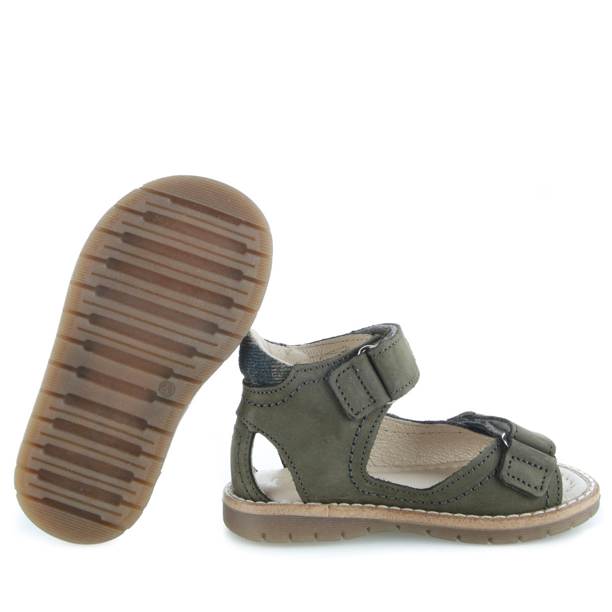 (2220-19) Emel Khaki first Sandals - MintMouse (Unicorner Concept Store)