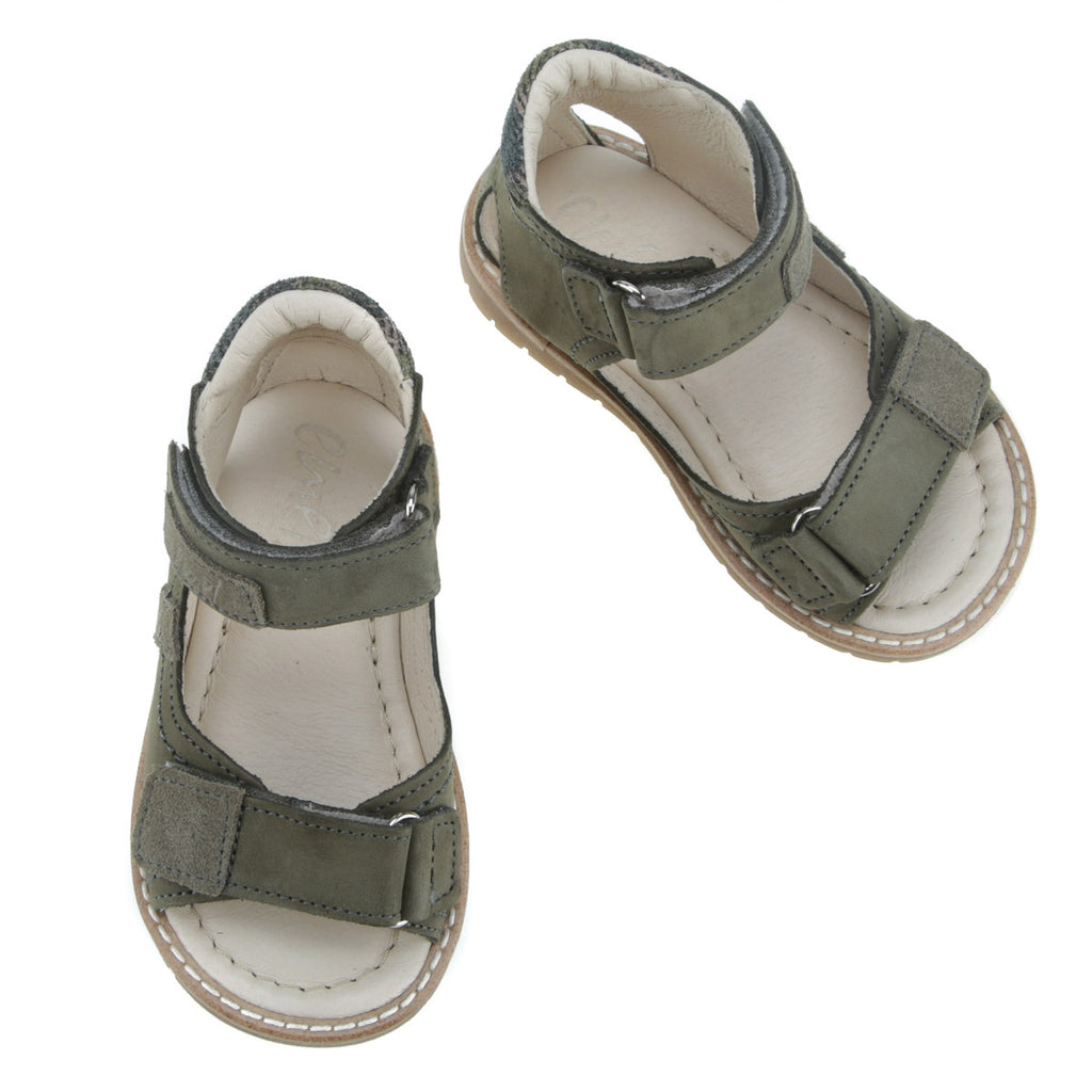 (2220-19) Emel Khaki first Sandals - MintMouse (Unicorner Concept Store)