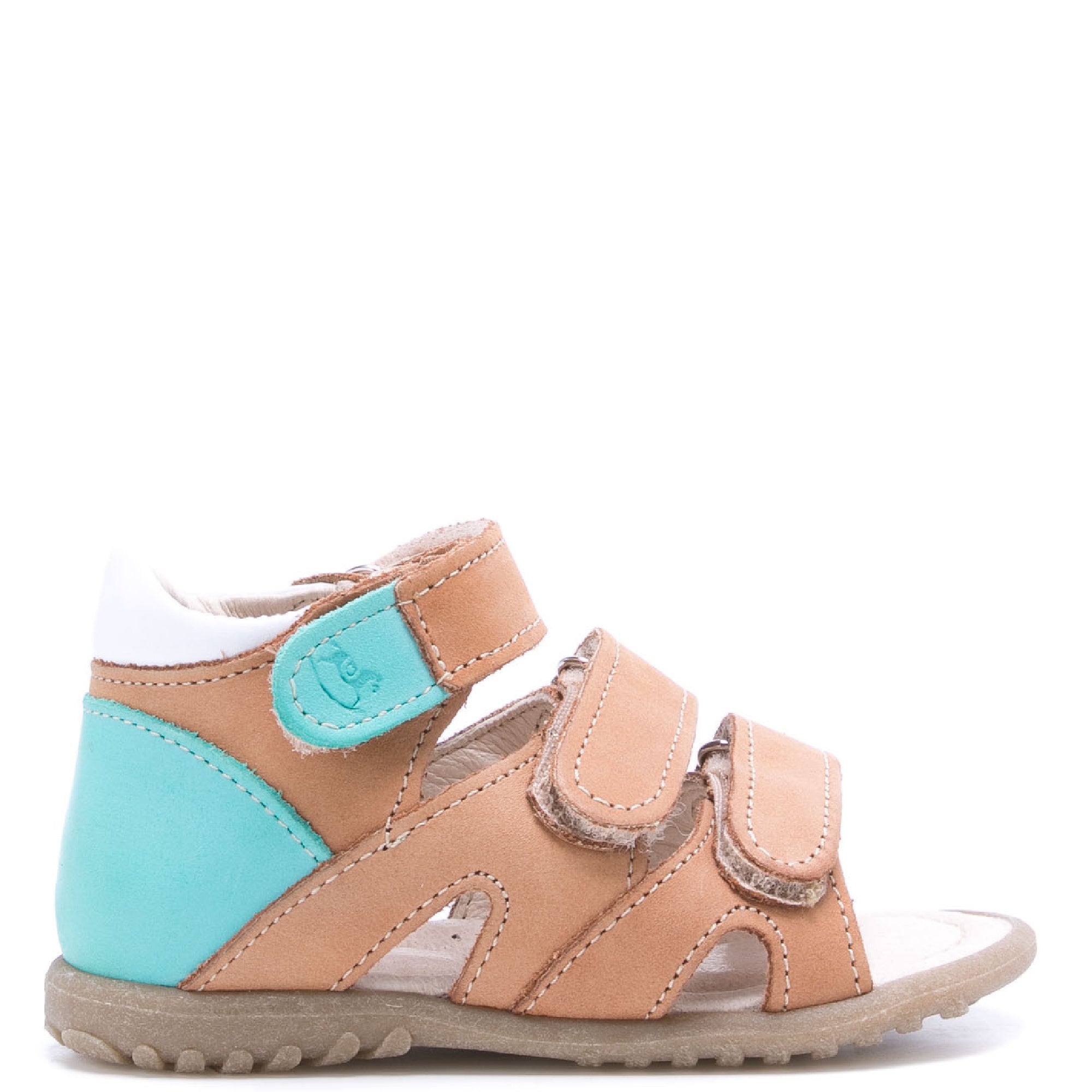(2386-19) Emel cognac 3 strap Sandals - MintMouse (Unicorner Concept Store)