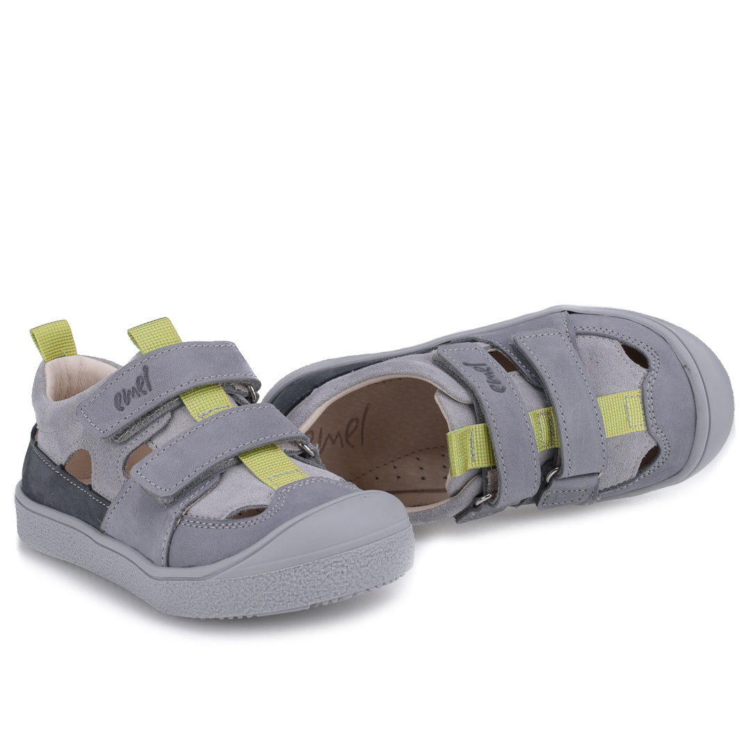 (2800A) Emel halfopen summer shoe grey - MintMouse (Unicorner Concept Store)