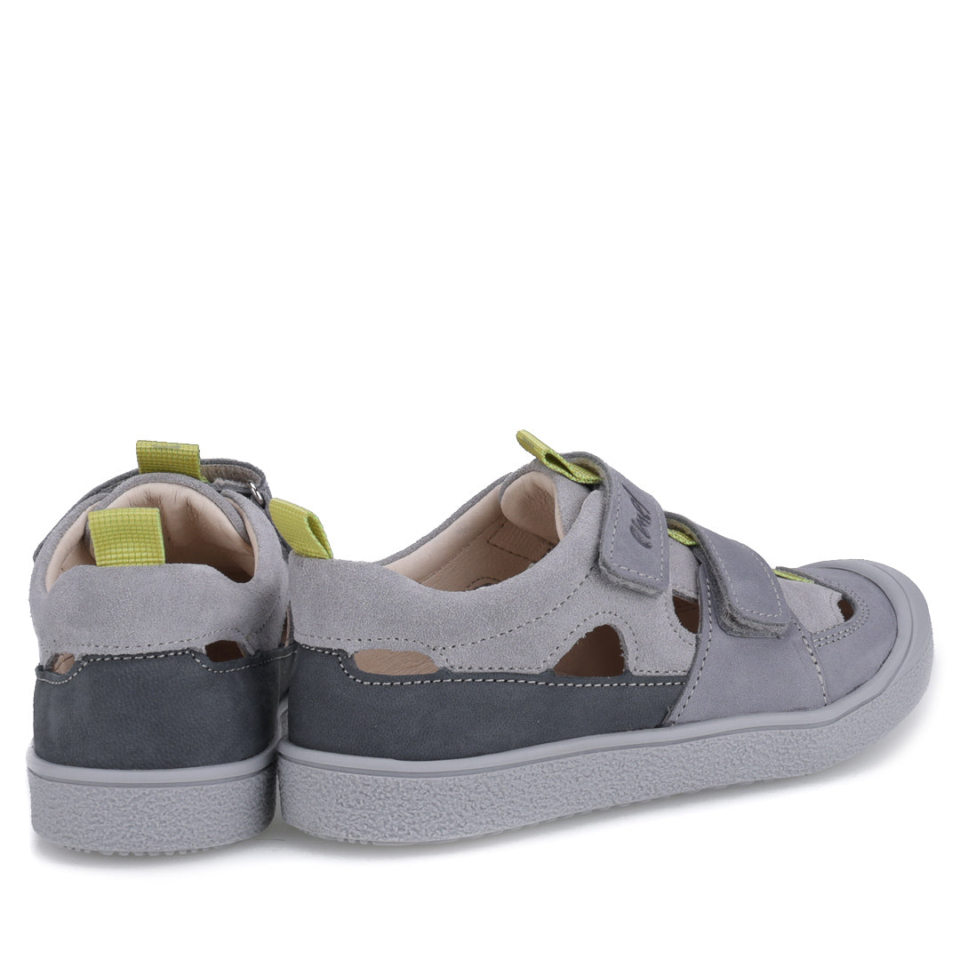 (2800A) Emel halfopen summer shoe grey - MintMouse (Unicorner Concept Store)