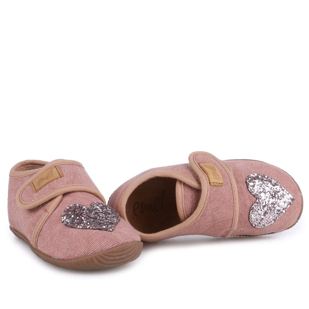 (EK5000A-23) Emel slippers - Pink Sparkly heart - MintMouse (Unicorner Concept Store)