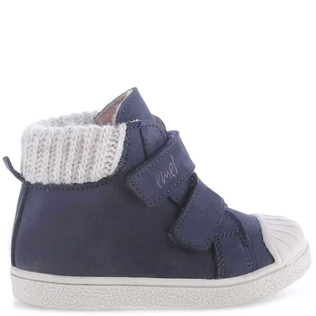 (EY2758-2) Emel winter velcro shoes - Blue navy - MintMouse (Unicorner Concept Store)