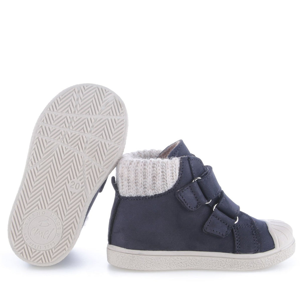 (EY2758-2) Emel winter velcro shoes - Blue navy - MintMouse (Unicorner Concept Store)