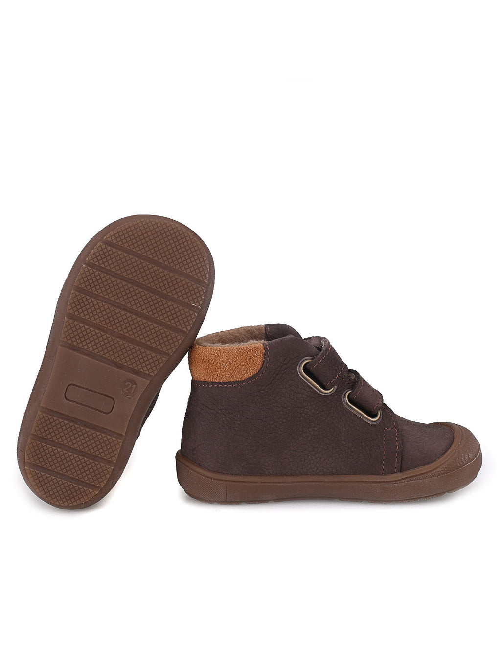 (EY2842-2) Emel Polar-lined Toddler Ankle Boots