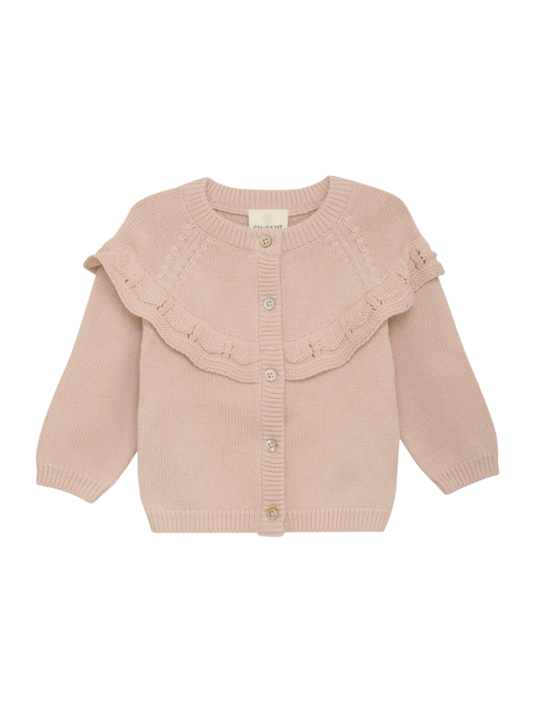 (210290) Cardigan Knit - Peach Whip