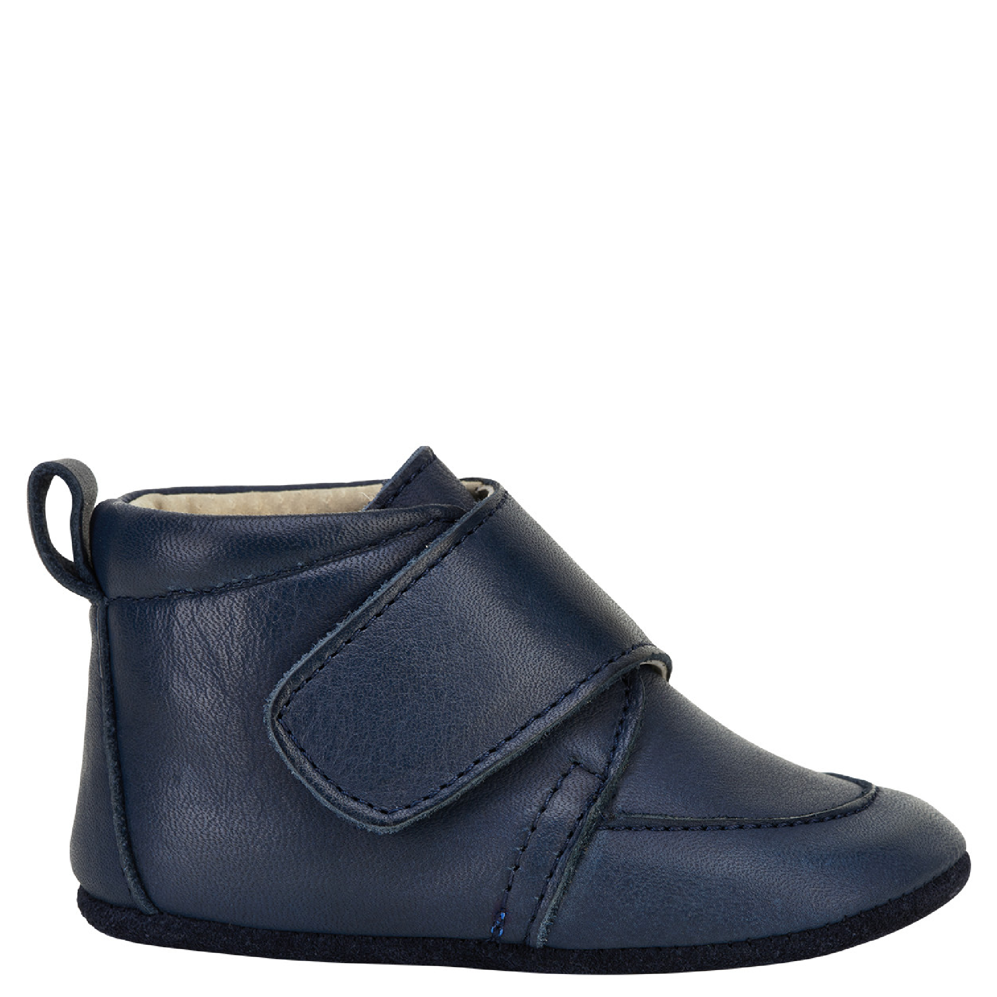 ENFANT Velcro Leather SLIPPERS Blue Navy - MintMouse (Unicorner Concept Store)