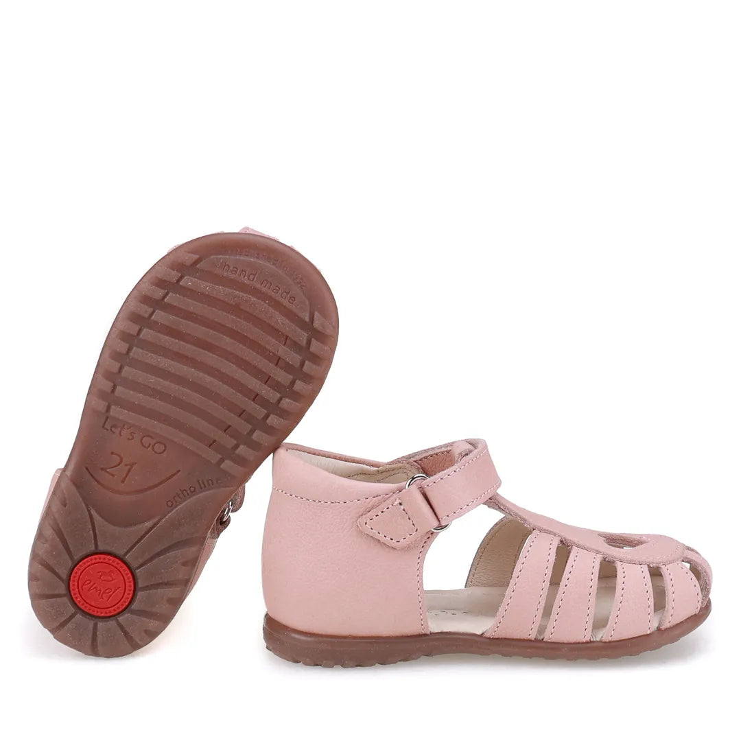 (1151F-2) Emel Heart Pink Sandal