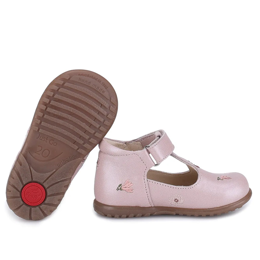 (2409J-5) Emel Ballerina light rose gold Embroided Flowers - MintMouse (Unicorner Concept Store)