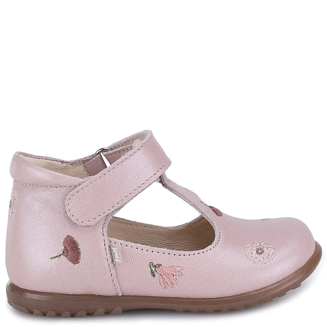 (2409J-5) Emel Ballerina light rose gold Embroided Flowers - MintMouse (Unicorner Concept Store)