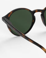 Adult sunglasses | #D Tortoise Green Lenses