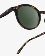 Adult sunglasses | #D Tortoise Green Lenses