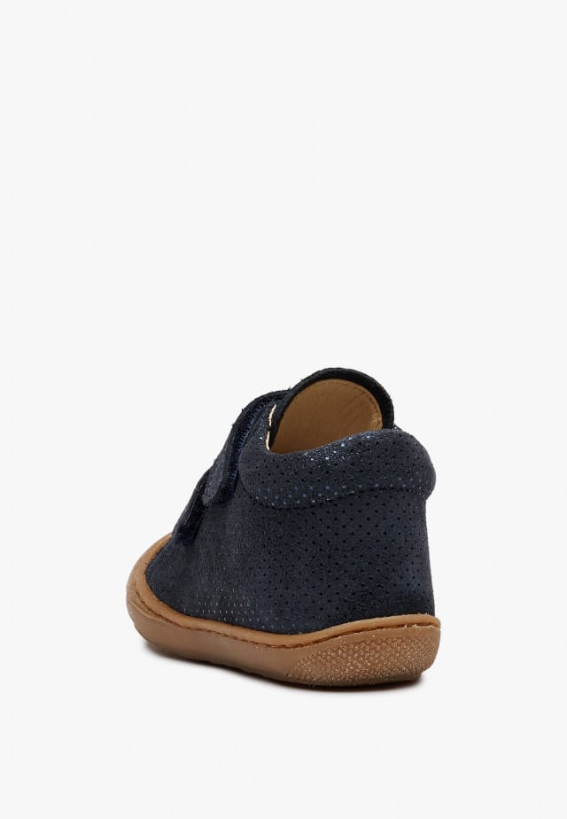 Naturino Cocoon VL - Suede  Met. Dots Blue