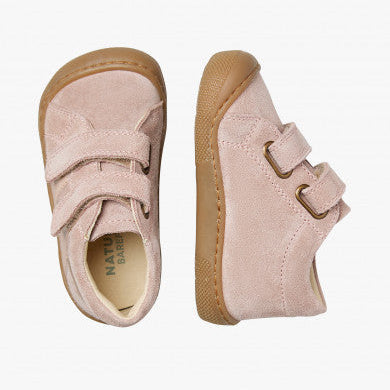 Naturino Barefoot Sabby VL / Suede Calf sole Honey Rose-Cipria