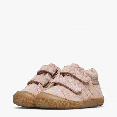 Naturino Barefoot Sabby VL / Suede Calf sole Honey Rose-Cipria