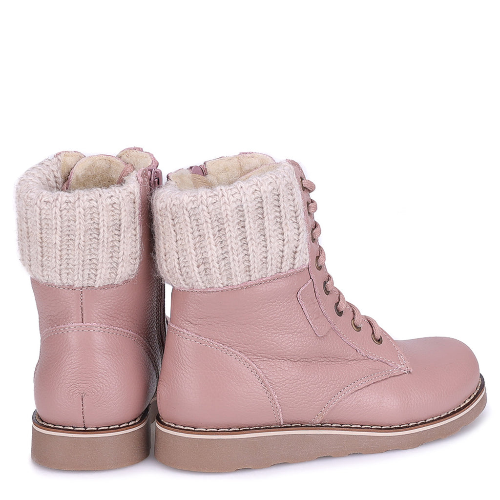 (EV2646B-1/ EV2526B-1) Emel Wool-lined Kids High Winter Boots