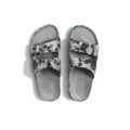 Freedom Moses Slides - Bandhani Grey - MintMouse (Unicorner Concept Store)