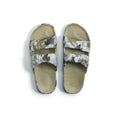 Freedom Moses Slides - Bandhani Khaki - MintMouse (Unicorner Concept Store)