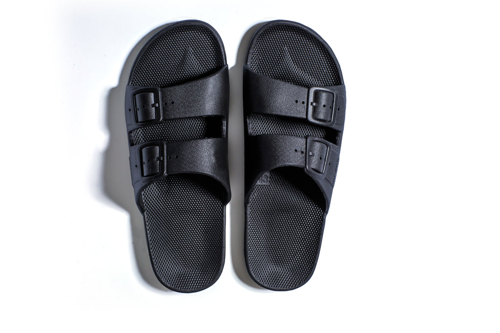 Freedom Moses Slides - Black - MintMouse (Unicorner Concept Store)