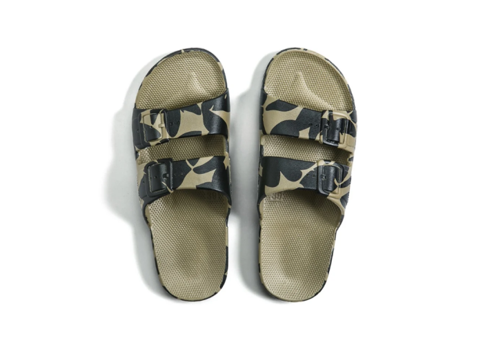 Freedom Moses Slides - Goa BLK Khaki - MintMouse (Unicorner Concept Store)